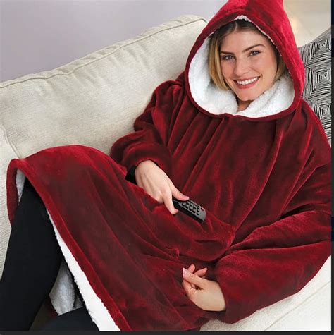 extra thick hooded snuggle blanket.